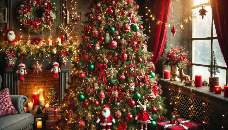 Albero di Natale rosso e verde: idee e consigli per addobbarlo