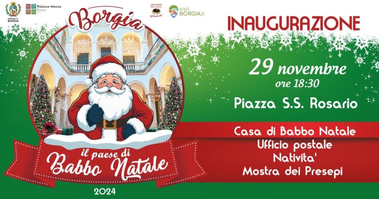 Borgia presenta il paese di Babbo Natale 2024