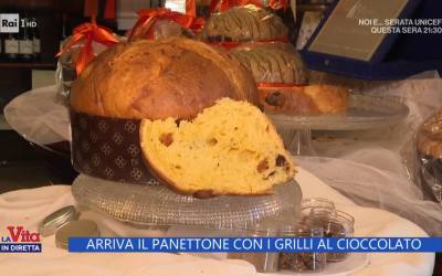 panettone con farina di grilli