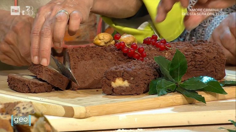 Il tronchetto di castagne perfetto anche a natale da geo