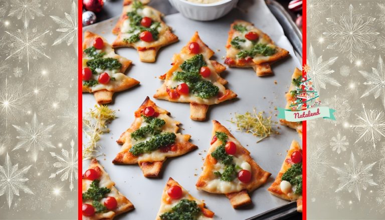 Aperitivo delle feste: mini pizzette albero di Natale