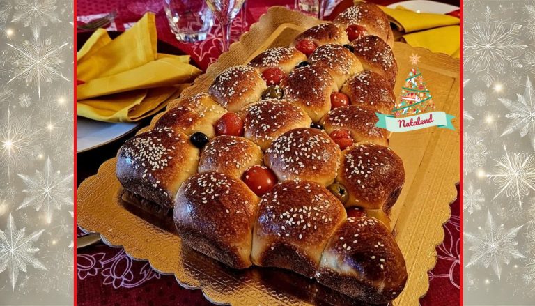 Albero di Natale panbrioche salato: una ricetta di Franca