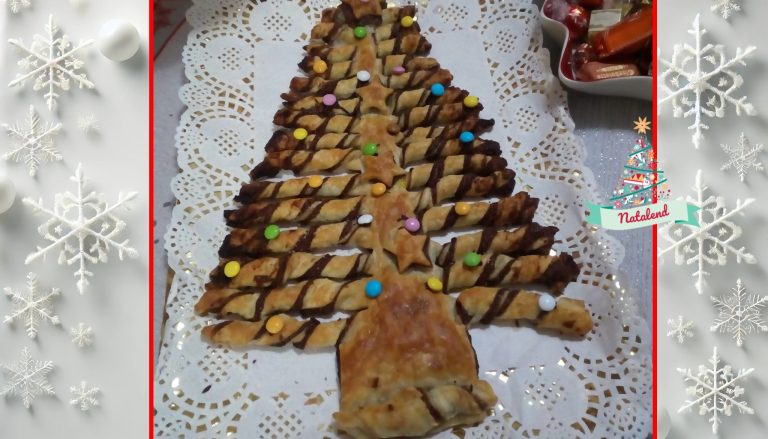 L’albero di sfoglia alla Nutella è facilissimo e bello da vedere: prova questa ricetta