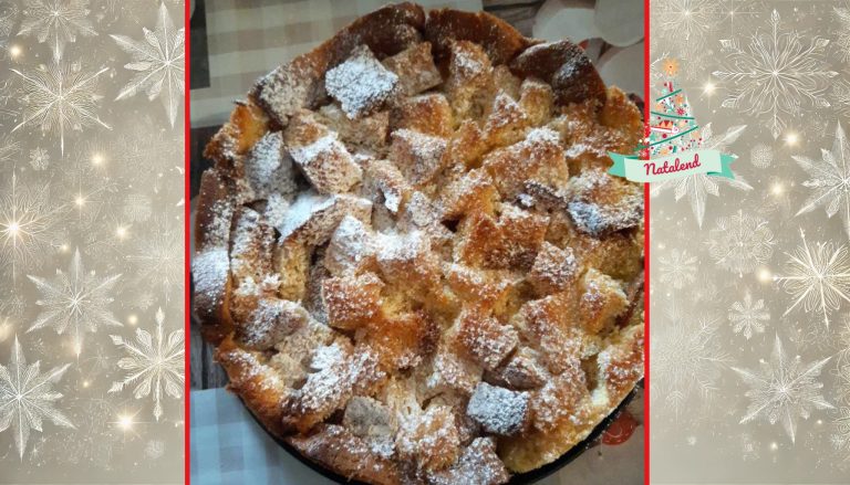 Recupera il pandoro con la sbriciolata di pandoro e nutella