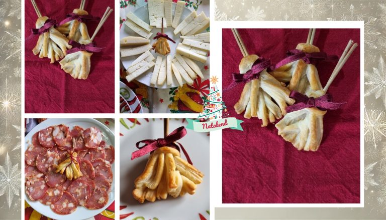 Mini scopette per l’antipasto della befana: si preparano con la sfoglia